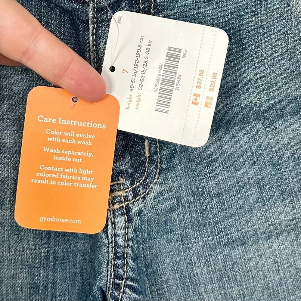 NWT Gymboree Boys Utility Jeans - Size: 7